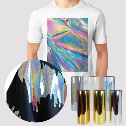 Термопленка ПВХ Металлик Голограмма Ю.Корея Metallic